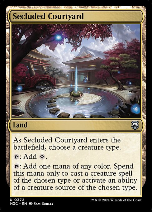 [Foil] M3C 372 Secluded Courtyard (Ripple Foil) U