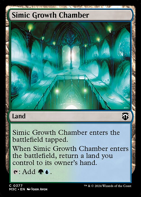 [Foil] M3C 377 Simic Growth Chamber (Ripple Foil) C