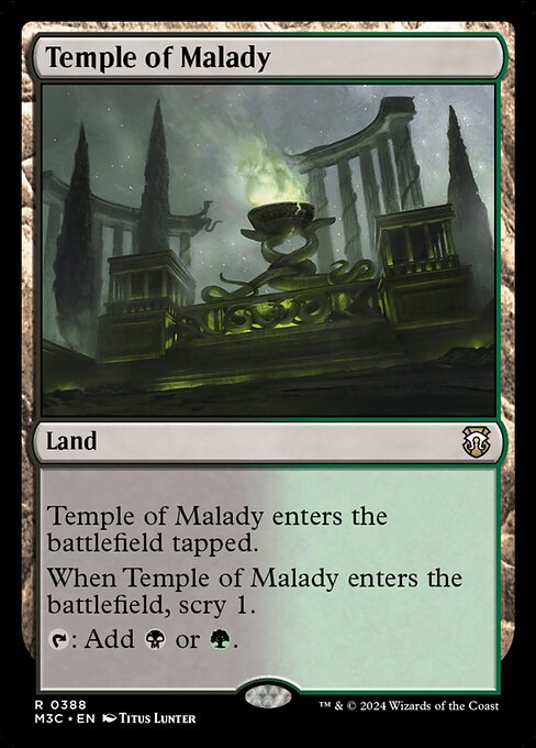 [Foil] M3C 388 Temple of Malady (Ripple Foil) R