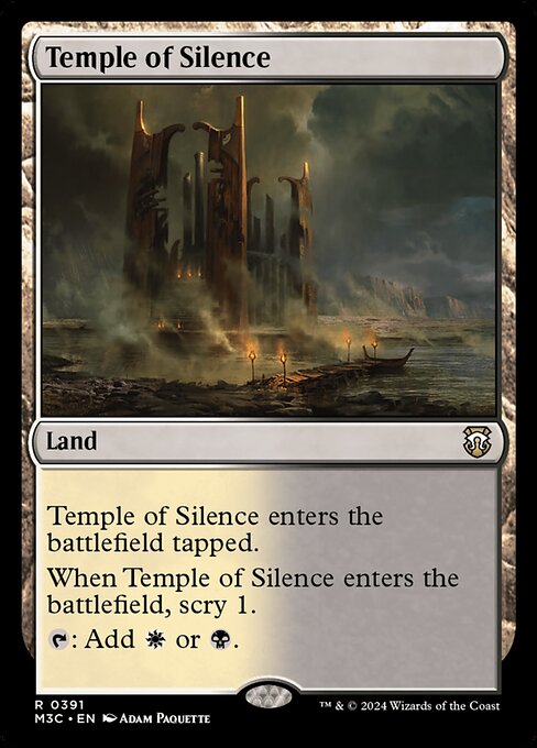 [Foil] M3C 391 Temple of Silence (Ripple Foil) R