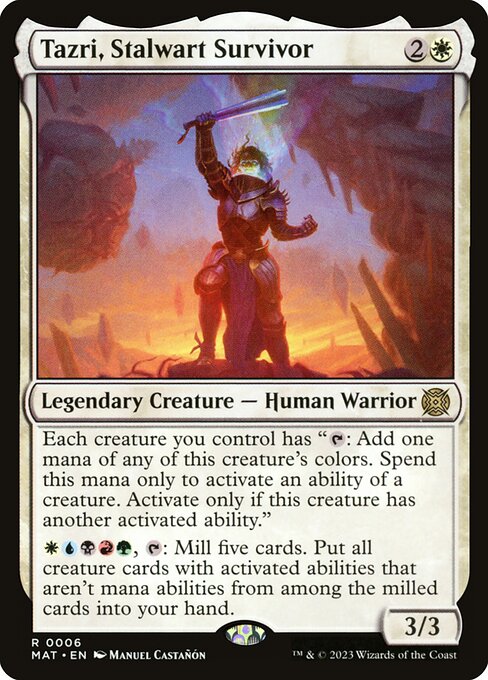 [Foil] MAT 006 Tazri, Stalwart Survivor R