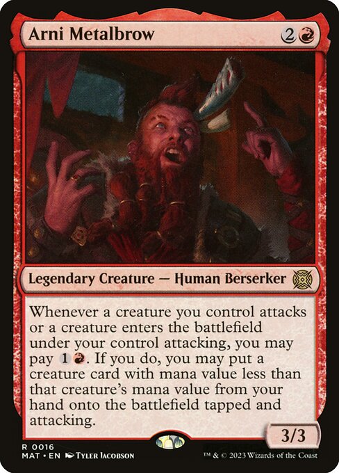 [Foil] MAT 016 Arni Metalbrow R