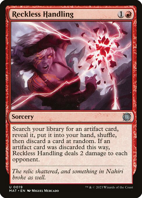 [Foil] MAT 019 Reckless Handling U