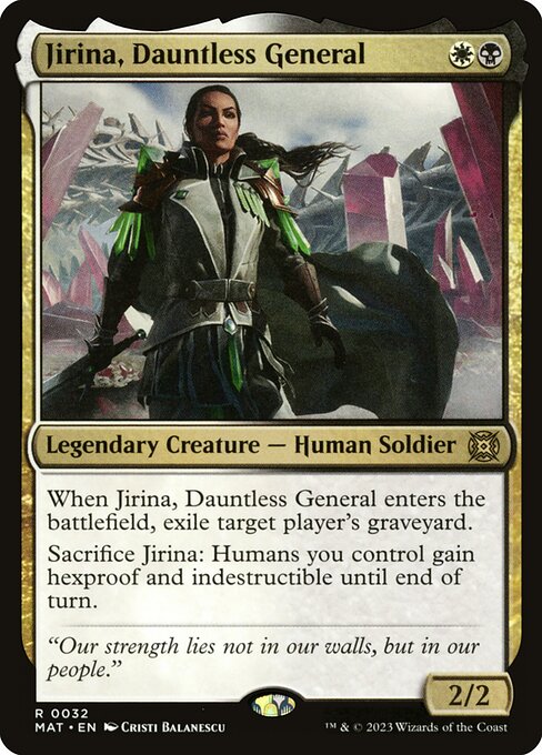[Foil] MAT 032 Jirina, Dauntless General R