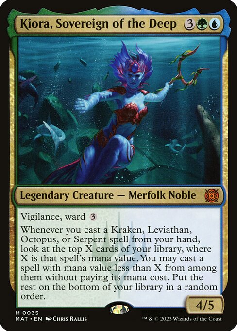 [Foil] MAT 035 Kiora, Sovereign of the Deep M
