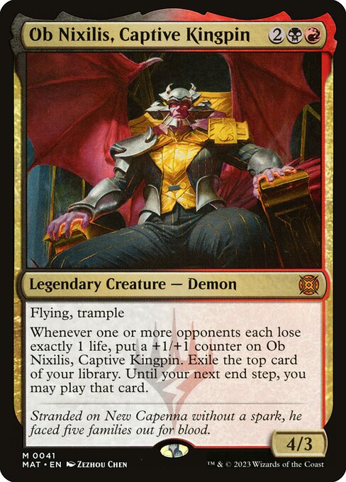 [Foil] MAT 041 Ob Nixilis, Captive Kingpin M