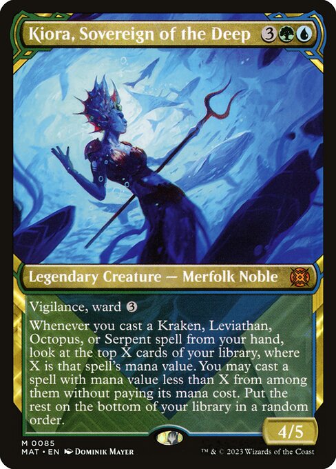 MAT 085 Kiora, Sovereign of the Deep (Showcase) M