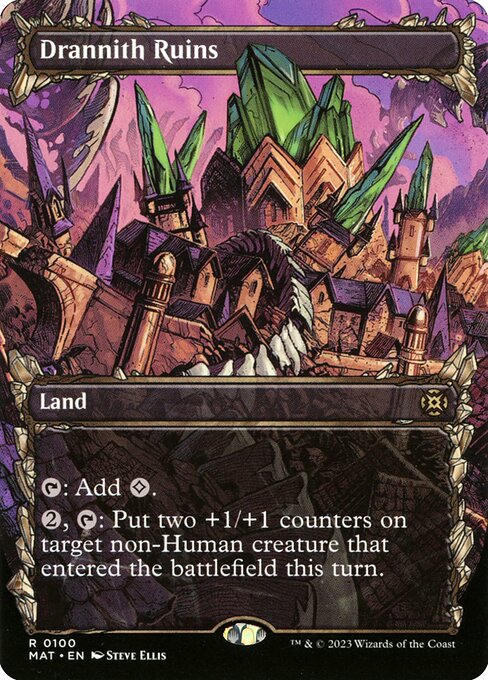 MAT 100 Drannith Ruins (Borderless) R