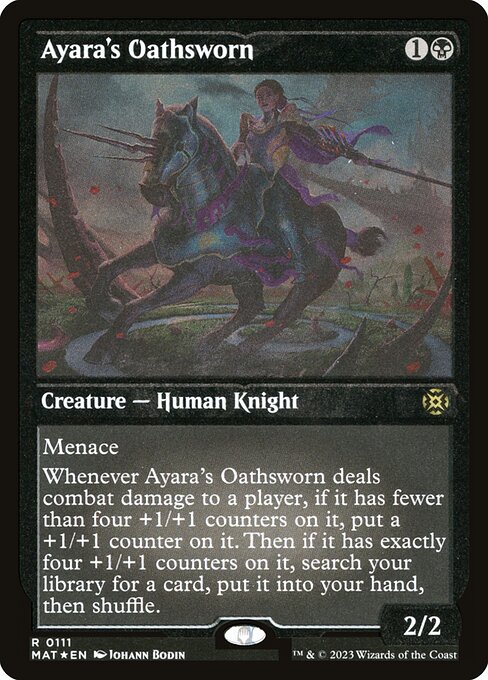 [Foil Etched] MAT 111 Ayara's Oathsworn (Foil Etched) R