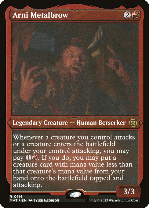 [Foil Etched] MAT 116 Arni Metalbrow (Foil Etched) R