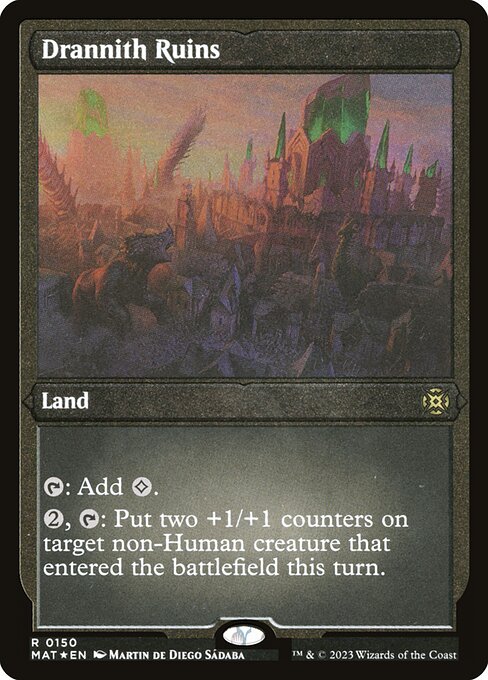 [Foil Etched] MAT 150 Drannith Ruins (Foil Etched) R