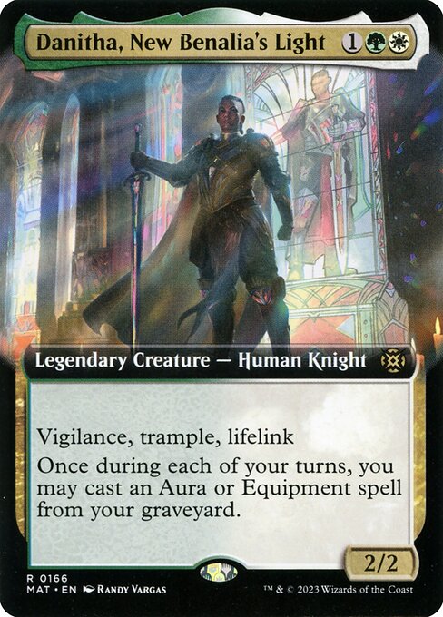 [Foil] MAT 166 Danitha, New Benalia's Light (Extended Art) R