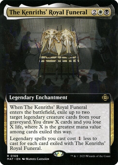 [Foil] MAT 169 The Kenriths' Royal Funeral (Extended Art) R