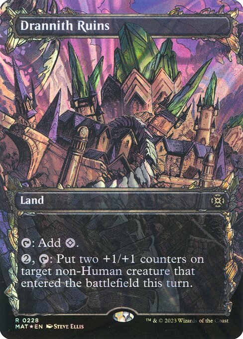 [Foil] MAT 228 Drannith Ruins (Halo Foil) R