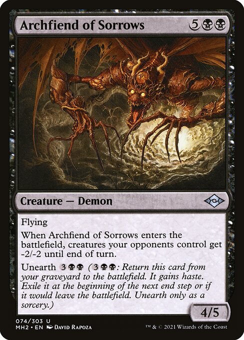 [Foil] MH2 074 Archfiend of Sorrows U