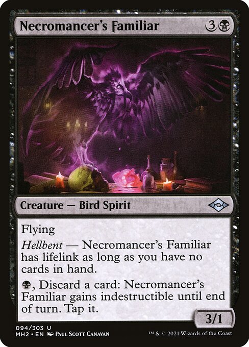 [Foil] MH2 094 Necromancer's Familiar U