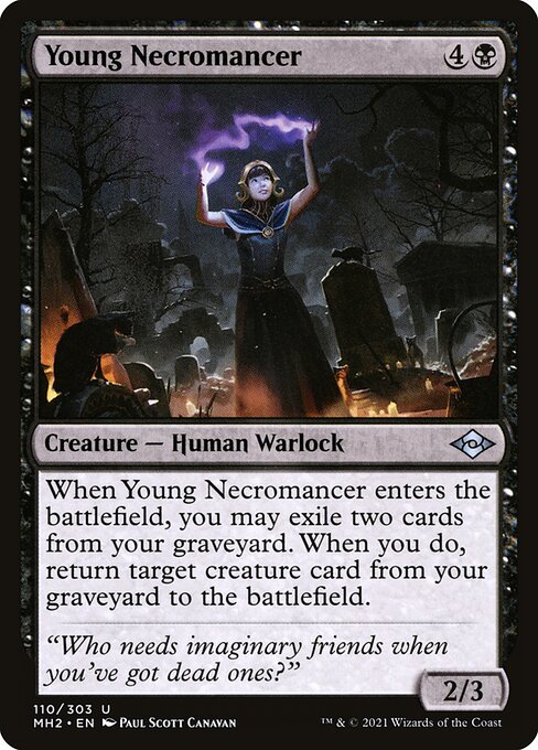 [Foil] MH2 110 Young Necromancer U