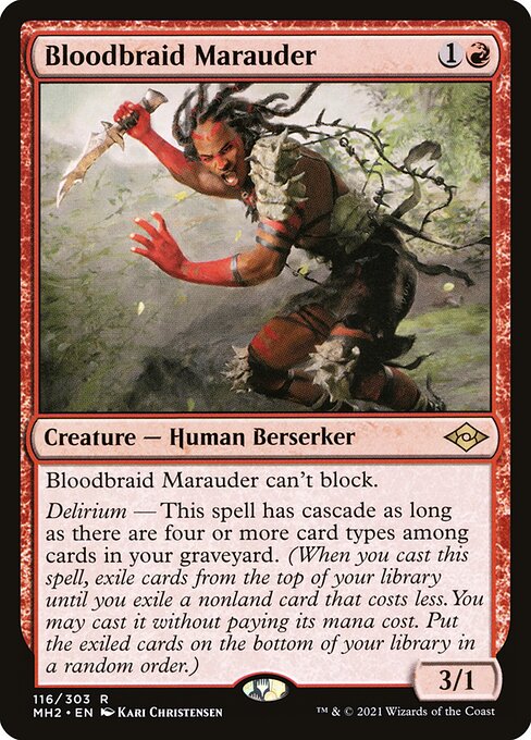 [Foil] MH2 116 Bloodbraid Marauder R