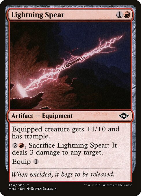 [Foil] MH2 134 Lightning Spear C