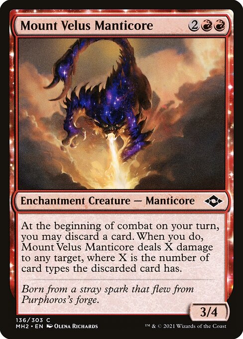 [Foil] MH2 136 Mount Velus Manticore C