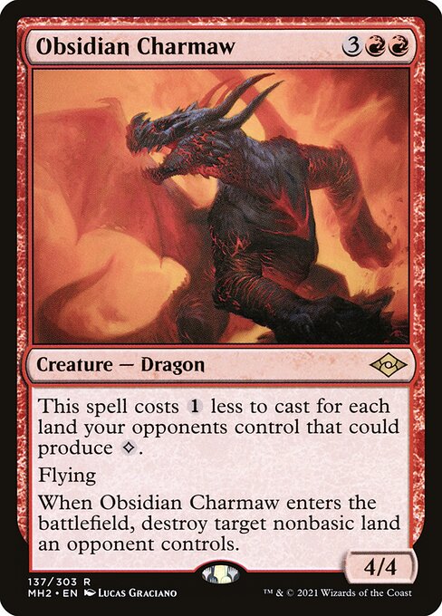 [Foil] MH2 137 Obsidian Charmaw R