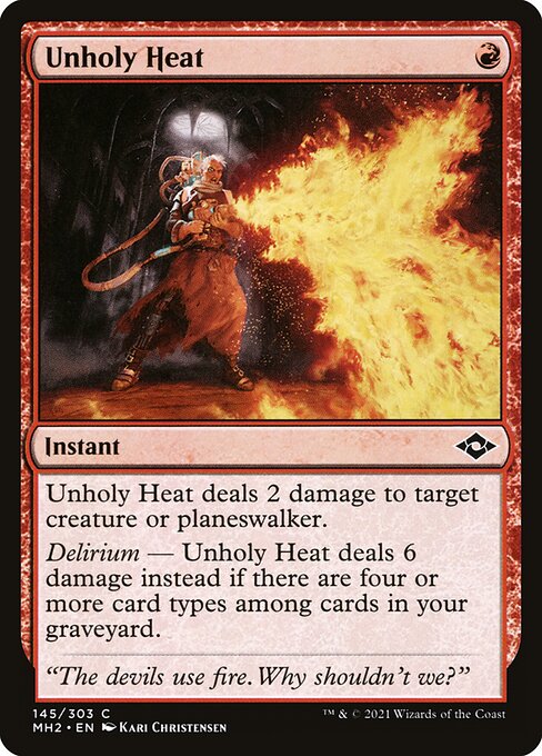 [Foil] MH2 145 Unholy Heat C