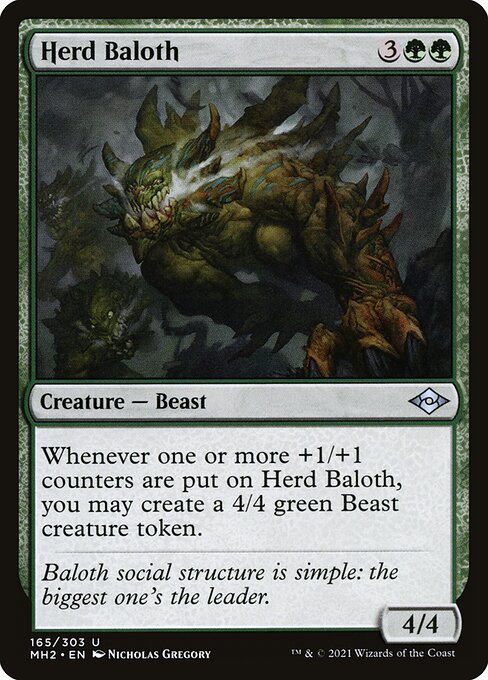 [Foil] MH2 165 Herd Baloth U