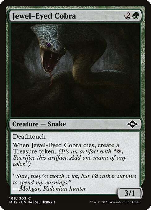[Foil] MH2 168 Jewel-Eyed Cobra C
