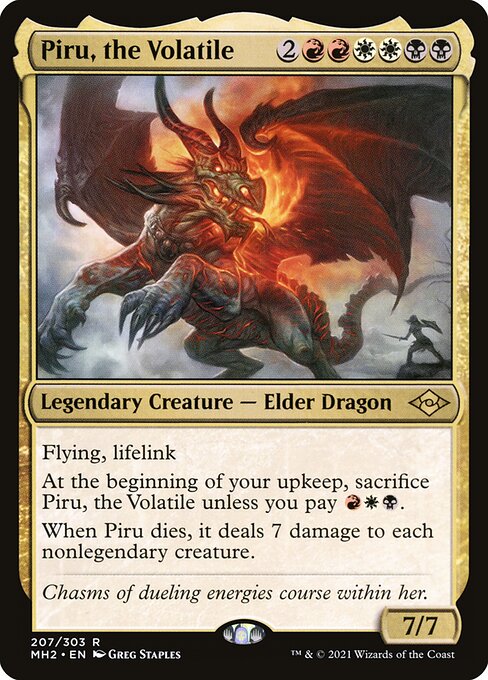 [Foil] MH2 207 Piru, the Volatile R