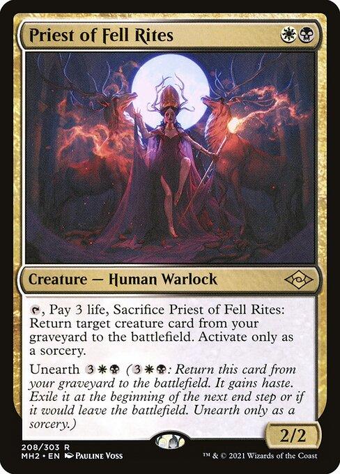 MH2 208 Priest of Fell Rites R