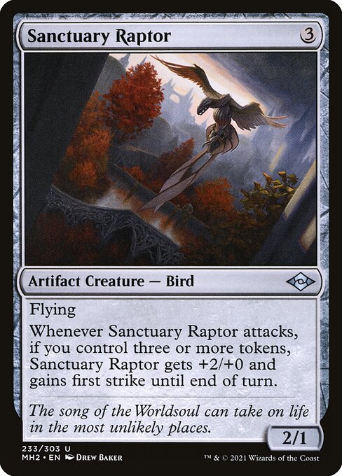 [Foil] MH2 233 Sanctuary Raptor U
