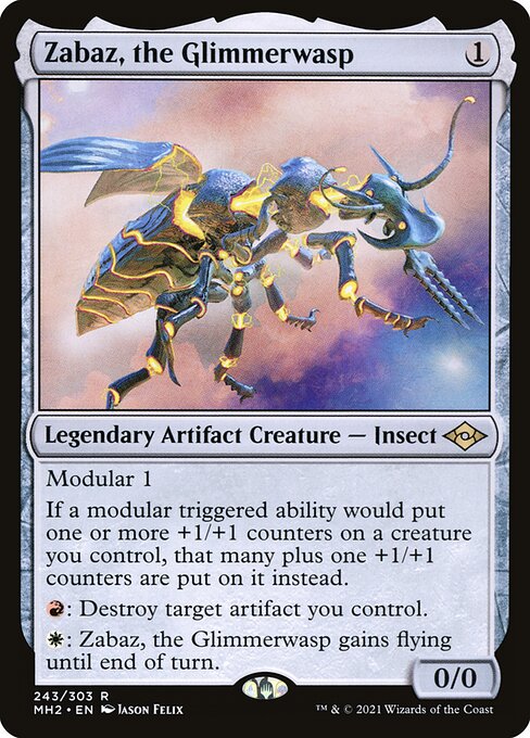 [Foil] MH2 243 Zabaz, the Glimmerwasp R