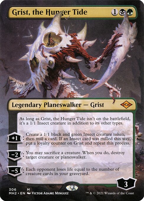 [Foil] MH2 306 Grist, the Hunger Tide (Borderless) M