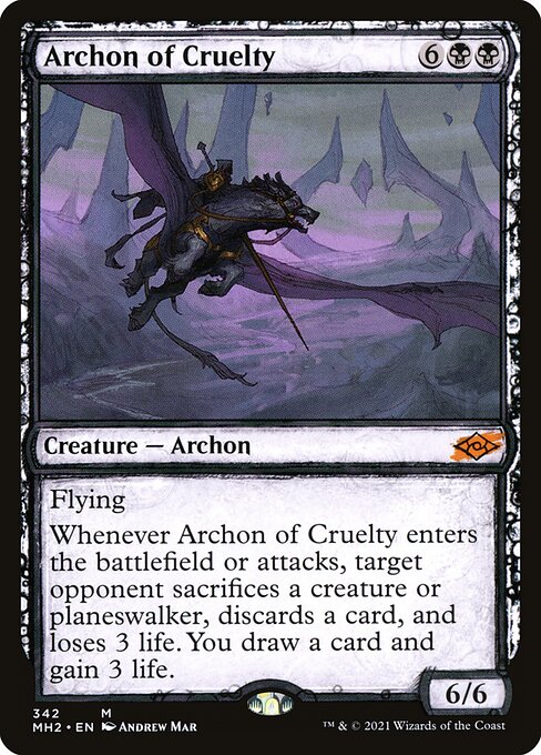 [Foil] MH2 342 Archon of Cruelty (Showcase) M