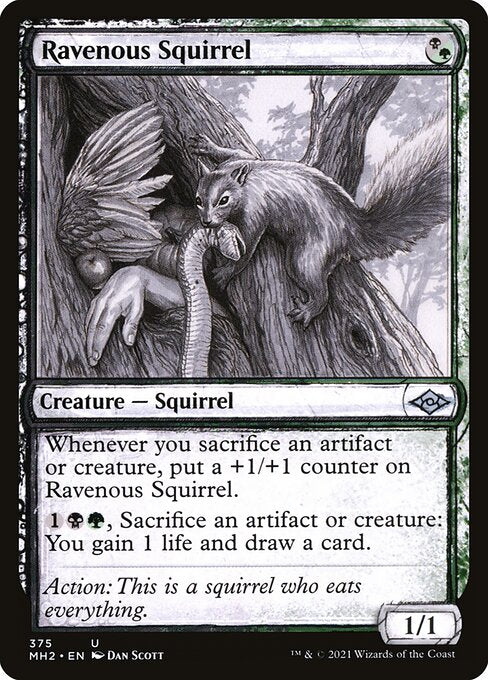 [Foil] MH2 375 Ravenous Squirrel (Showcase) U