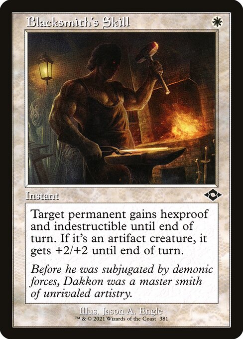 [Foil] MH2 381 Blacksmith's Skill (Retro Frame) C