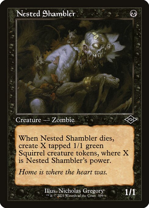 [Foil] MH2 399 Nested Shambler (Retro Frame) C