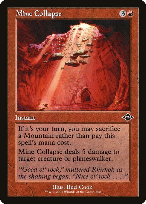[Foil] MH2 408 Mine Collapse (Retro Frame) C