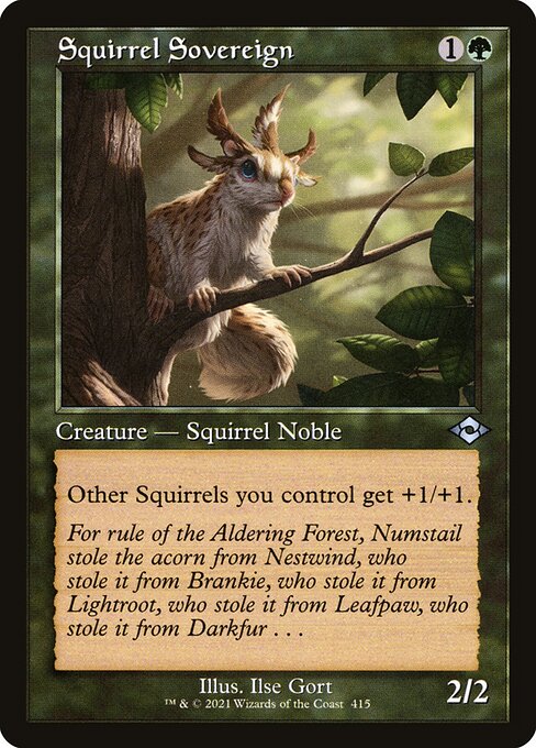 [Foil] MH2 415 Squirrel Sovereign (Retro Frame) U
