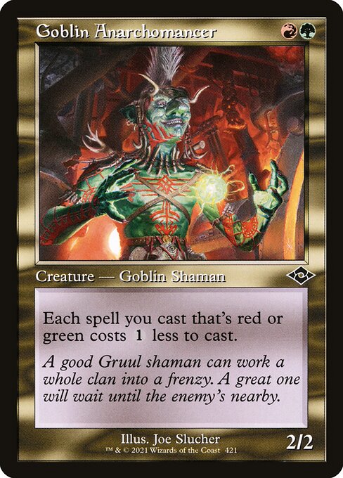[Foil] MH2 421 Goblin Anarchomancer (Retro Frame) C