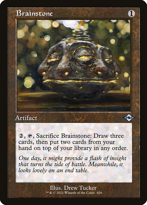 [Foil] MH2 426 Brainstone (Retro Frame) U