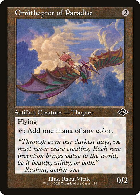 [Foil] MH2 430 Ornithopter of Paradise (Retro Frame) C