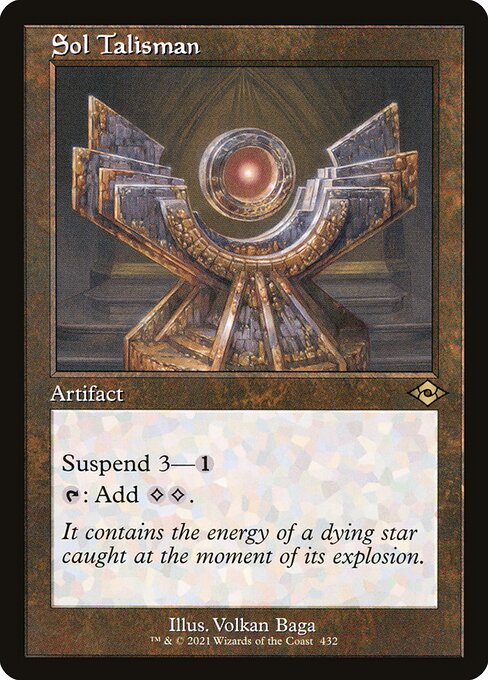 [Foil] MH2 432 Sol Talisman (Retro Frame) R