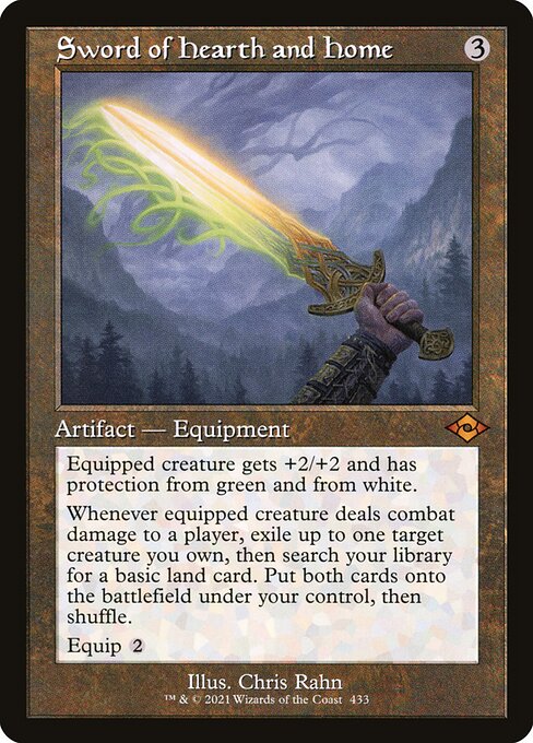 [Foil] MH2 433 Sword of Hearth and Home (Retro Frame) M