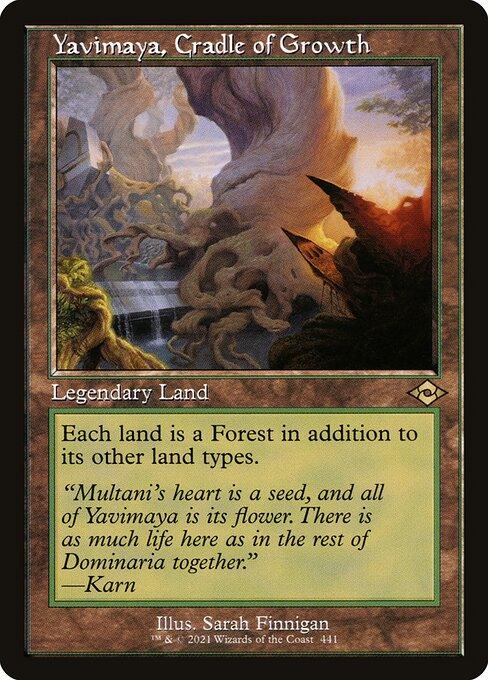 MH2 441 Yavimaya, Cradle of Growth (Retro Frame)