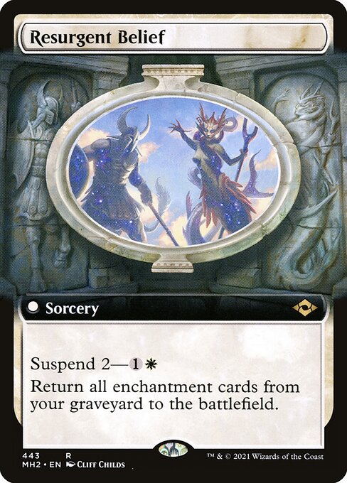 [Foil] MH2 443 Resurgent Belief (Extended Art) R