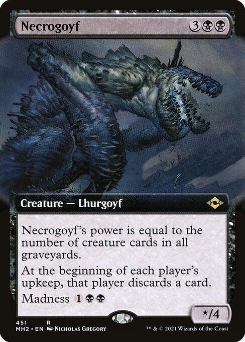 MH2 451 Necrogoyf (Extended Art) R