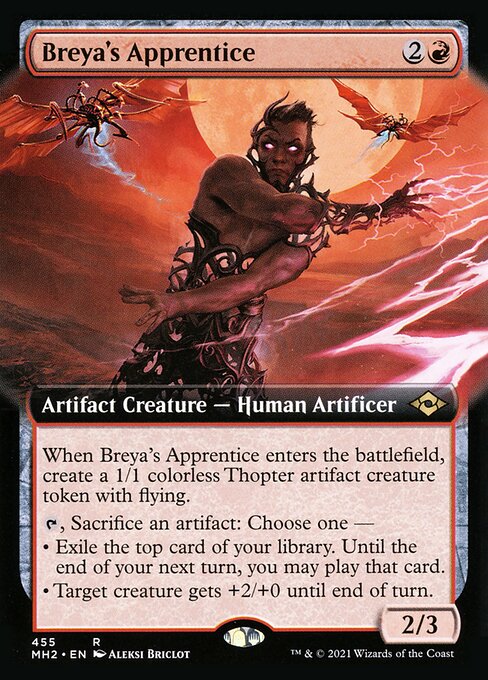 [Foil] MH2 455 Breya's Apprentice (Extended Art) R