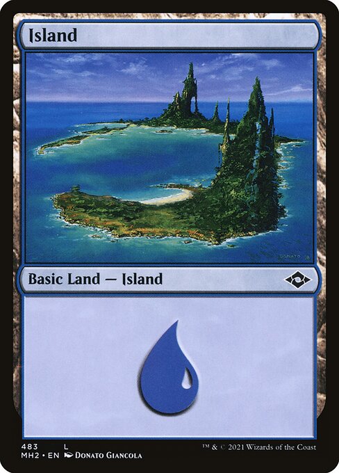 [Foil] MH2 483 Island (483) L