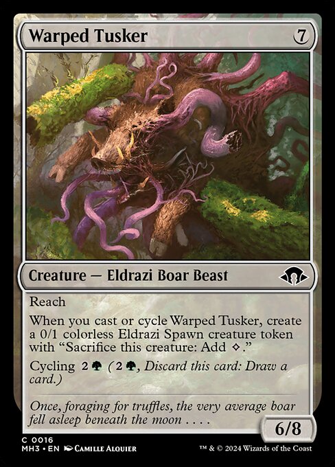 [Foil] MH3 016 Warped Tusker C